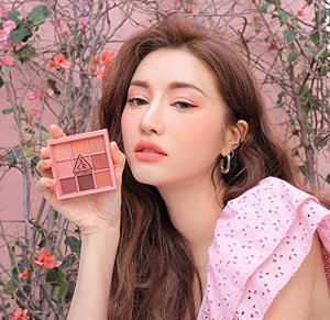3CE Stylenanda Палетка теней для век розового и персикового цветов Stylenanda Multi Eye Color Palette Beach Muse, 8,2 гр
