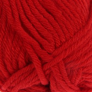 Пряжа "Sport wool" 25% шерсть, 75% акрил 120м/100г (1140 красный)
