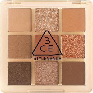 3CE Stylenanda Палетка теней для глаз коричневых оттенков Stylenanda Multi Eye Color Palette Butter Cream, 8,5 гр