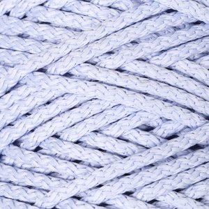 Шнур для вязания с сердечником 100% полиэфир, ширина 5 мм 100м/550гр (17 голубой)