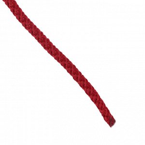 Шнур для вязания с сердечником 100% полиэфир, ширина 5 мм 100м/550гр (115 красный)