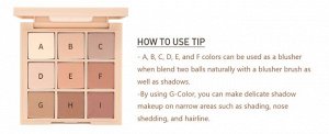 3CE Stylenanda Палетка теней для век телесных оттенков Stylenanda Multi Eye Color Palette Dear Nude, 8,5 гр