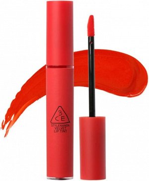 3CE Тинт для губ бархатный оранжево-красный тон Tint Lip Velvet Childlike, 4 гр