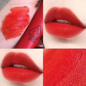 3CE Тинт для губ бархатный оранжево-красный тон Tint Lip Velvet Childlike, 4 гр