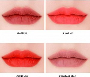 3CE Тинт для губ цвет бархатный нарцисс Tint Lip Velvet Daffodil, 4 гр