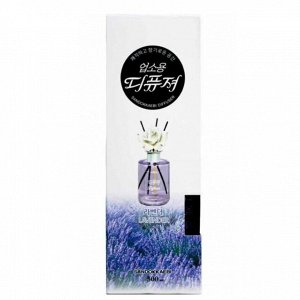 Жидкий освежитель воздуха "Aroma Diffuser" (флакон + палочки / лаванда) 500 мл