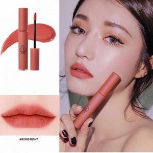 3CE Тинт для губ бархатный земляной розово-оранжевый цвет Tint Lip Velvet Going Right, 4 гр