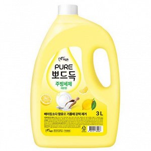 Средство "PURE LEMON" для мытья посуды «Лимон» (с пищевой содой) 3 л, канистра / 4