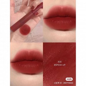 Тинт для губ бархатный сливово-бордовый оттенок, 4 гр /  3CE Tint Lip Velvet Speak Up