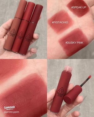 Тинт для губ бархатный сливово-бордовый оттенок, 4 гр /  3CE Tint Lip Velvet Speak Up