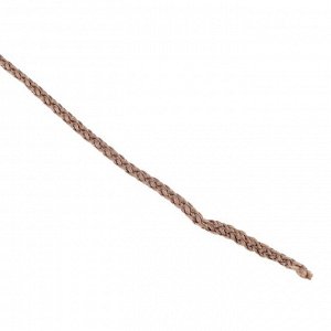 Шнур для вязания "Классик" без сердечника 100% полиэфир ширина 4мм 100м (бежевый)