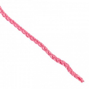 Шнур для вязания "Классик" без сердечника 100% полиэфир ширина 4мм 100м (розовый)