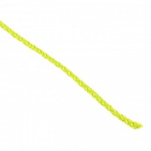 Шнур для вязания "Классик" без сердечника 100% полиэфир ширина 4мм 100м (салатовый)
