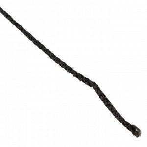 Шнур для вязания &quot;Классик&quot; без сердечника 100% полиэфир ширина 4мм 100м (черный)