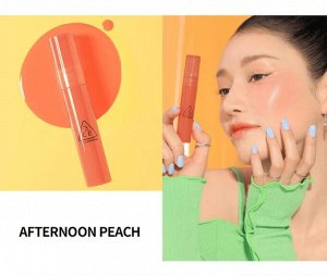 3CE Тинт для губ нежно-персиковый цвет Tint Syrup Layering Afternoon Peach, 4,7 гр