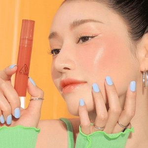 3CE Тинт для губ нежно-персиковый цвет Tint Syrup Layering Afternoon Peach, 4,7 гр