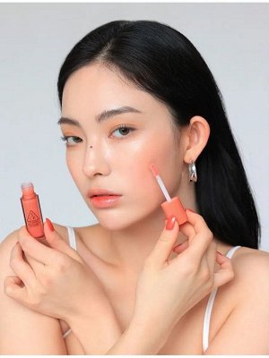 Румяна жидкие для лица 3,4 гр / 3CE Stylenanda Sheer Liquid Blusher Cozy Peach,