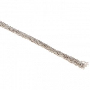 Шнур для вязания "Пухлый" 100% хлопок ширина 5мм 100м (лен)