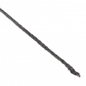 Шнур для вязания "Пухлый" 100% хлопок ширина 5мм 100м (серый)