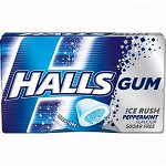 Жевательная резинка Halls Gum Peppermint 18г