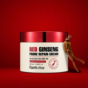 FarmStay Red Ginseng Prime Repair Cream Восстанавливающий крем с экстрактом красного женьшеня 100 мл