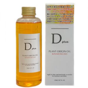 D Plus Plant Origin Oil Kinmokusei 150ml/ Увлажняющее масло для волос, лица и тела с маслом ши, фуллереном, скваланом, 36 видами экстрактов растений, 150 мл