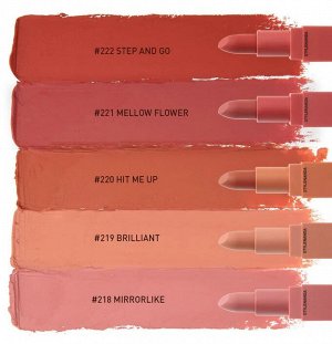 Помада для губ матовая, 3.5 гр / 3CE Stylenanda Lip Matte Color Mood Recipe Step And Go 222