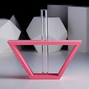 Рамка-ваза "Кораблик", 22 х 11,5 см, розовый