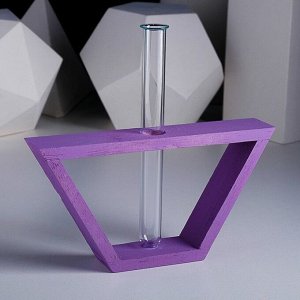 Рамка-ваза "Кораблик", 22 х 11,5 см, фиолетовый