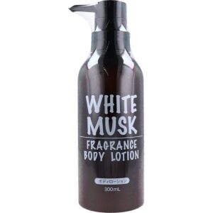 WHITE MUSK FRAGRANCE MILK LOTION 300ml/ Увлажняющий лосьон-эмульсия для лица и тела с 4 видами гиалуроновой кислоты, 4 видами керамидов, скваланом, экстрактом юзу, с ароматом белого мускуса, 300 мл