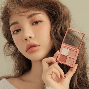 3CE Stylenanda Палетка теней для век 4 цвета Eye Color Palette Mini Multi Second Pair, 3,5 гр