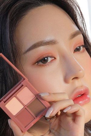 3CE Stylenanda Палетка теней для век 4 цвета Eye Color Palette Mini Multi Rose Latte, 3,5 гр
