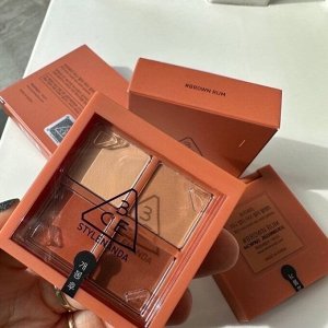 3CE Stylenanda Палетка теней для век 4 цвета Eye Color Palette Mini Multi Brown Rum, 3,5 гр