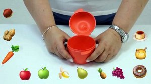 Контейнер Яблоко 250 мл коралл, 1шт - Tupperware®.