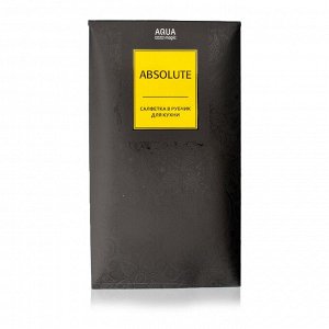 Салфетка в рубчик AQUAmagic Absolute для любых поверхностей, 30 х 30 см #02257, 1шт.