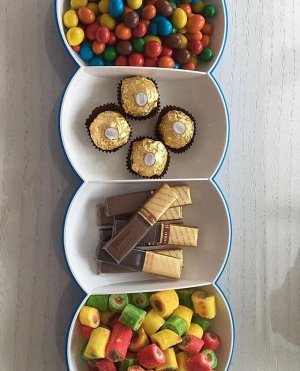 Менажница Аллегро белая с крышкой 1шт - Tupperware®.