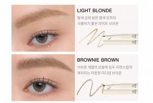 3CE Stylenanda Легкий карандаш для оформления бровей (№Light Blonde, Светлый блонд) Easy Brow Designing Pencil #Light Blonde, 13 гр