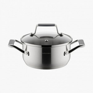 Кастрюля со стеклянной крышкой, 16 см/1,4 л, NADOBA, серия ODRI