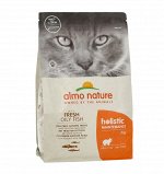 Сухой корм Almo Nature для кошек Рыба и коричневый рис. 2 кг. Холистик. Италия-Россия