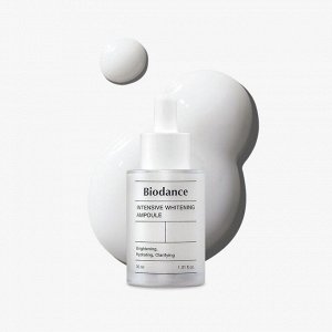 BIODANCE Интенсивная осветляющая ампульная сыворотка с ниацинамидом INTENSIVE WHITENING AMPOULE 50 мл