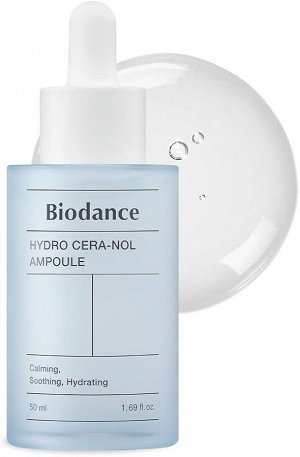 BIODANCE Увлажняющая сыворотка для лица с гиалуроновой кислотой и пантенолом HYDRO CERA-NOL AMPOULE 50 мл