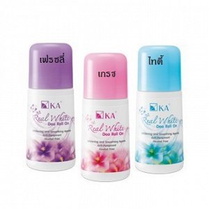 KA Real White Deo Roll on 25ml тайский парфюмированный отбеливающий дезодорант