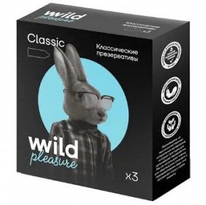 Презервативы латексные Classic, 3 шт «Wild Pleasure», 13,4 г