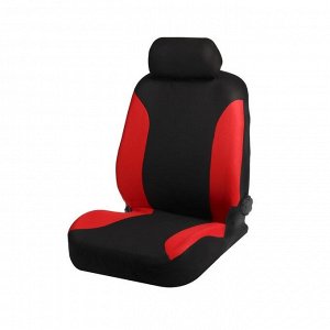Авточехлы на сиденья TORSO Premium универсальные, 6 предметов, чёрно-красный AV-30