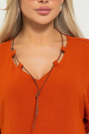 Костюм Свободный вечер НЬЮ (терракот) К12669-15