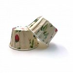 Стаканчики розы и ягоды бумажные формы для капкейков, 10 шт