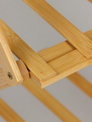 Подставка для цветов Greengo, 3 полки, 50x25x46 см, напольная, бамбук