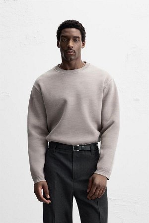 Трикотаж ЦВЕТ как на первом фото СВИТЕР С ТЕКСТУРНЫМ УЗОРОМ (PULLOVER MIT STRUKTURMUSTER) Свитер свободного кроя. Круглый вырез и длинные рукава. Ребристые манжеты. СОСТАВ МАТЕРИАЛА, ИНСТРУКЦИИ ПО УХО