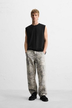 Футбока ЦВЕТ как на первом фото МАЙКА СВОБОДНОГО КРОЯ (TANKTOP IM RELAXED-FIT) Футболка свободного кроя. Круглый вырез и без рукавов. СОСТАВ МАТЕРИАЛА, ИНСТРУКЦИИ ПО УХОДУ И ПРОИСХОЖДЕНИЕ СОСТАВ МАТЕР