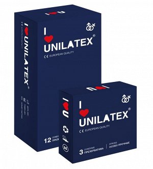 ПРЕЗЕРВАТИВЫ UNILATEX "EXTRA STRONG" особопрочные, 12 шт., арт. 3022